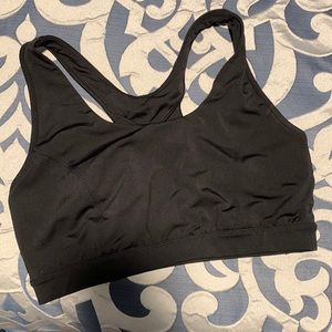 Black sports bra